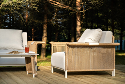 "Мальдивы" лаунж-зона из искусственного ротанга, цвет соломенный