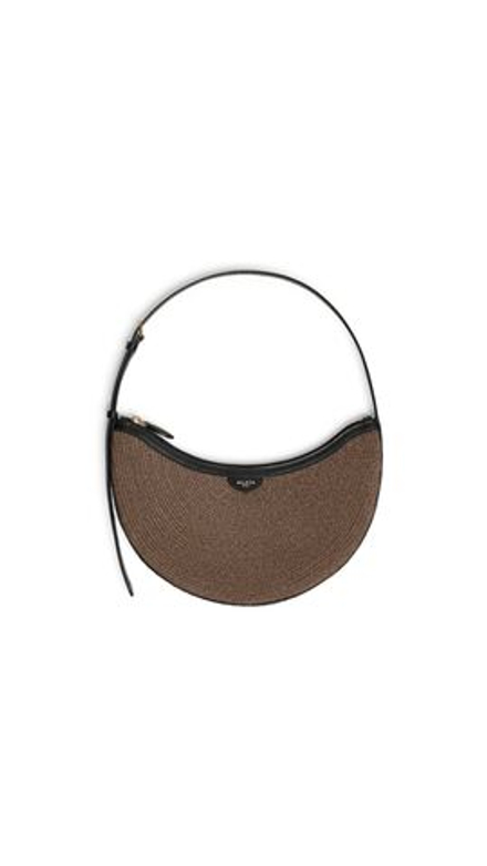 ALAÏA СУМКА ONE PIECE DEMI LUNE, КОРИЧНЕВЫЙ