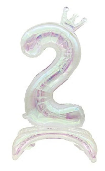 К Цифра 2 Корона на подставке Хамелеон 32''/81 см.