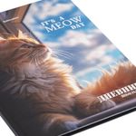 Дневник 1-4 класс 48 л., твердый, BRAUBERG, глянцевая ламинация, с подсказом, "Котик", 107156