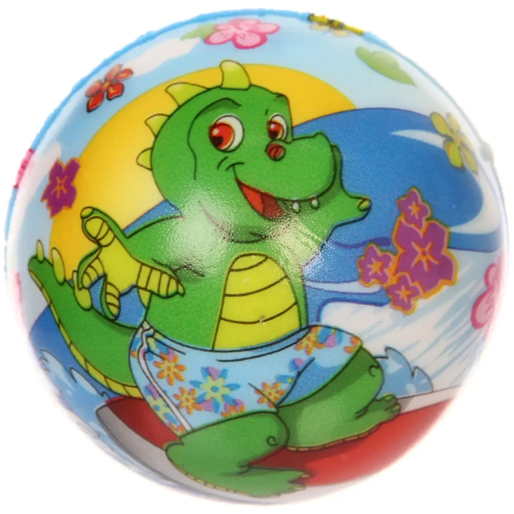 Мяч 6,3 см «Радостное лето» (антистресс), микс СТИКЕР НА ВЛОЖЕНИЕ
