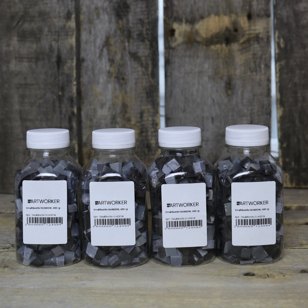 Смальта колотая черного цвета