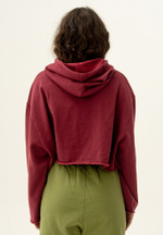 Худи Bowery NYC укороченное оверсайз Ruby