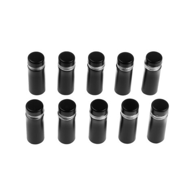 Дистанционный держатель для табличек 12*30 мм, черный 9558828