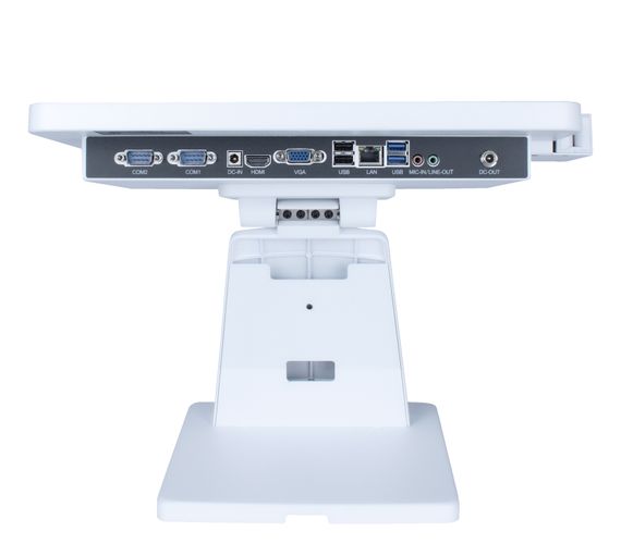 Сенсорный моноблок POScenter Atlas (15&quot;, PCAP, J4125, RAM 4Gb, SSDM2 128Gb, MSR) без ОС, БЕЛЫЙ