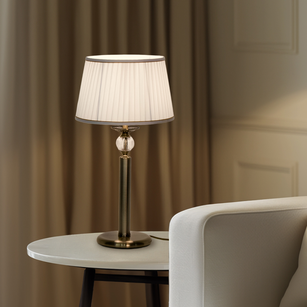 Citilux Гера CL433813 Настольная лампа с абажуром Бронза