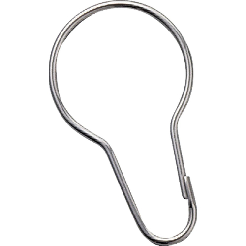 Кольца для крепления душевой шторы нерж. сталь NOFER 09043.B глянцевый