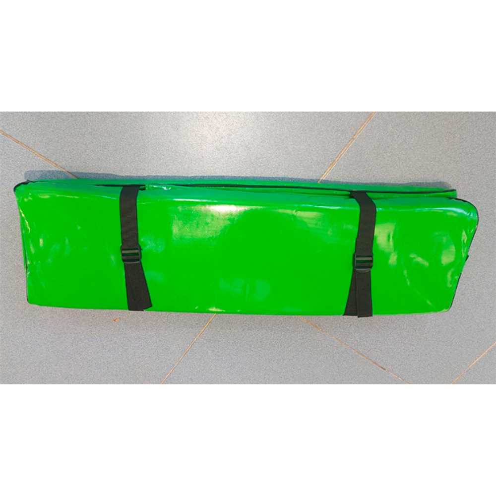 Мягкие накладки (4см)+сумка ПВХ для лодки 95*24см (зеленый)