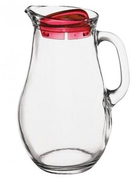Кувшин 1,85 л. с красн. крышкой Б Бистро (1053777, 50510)