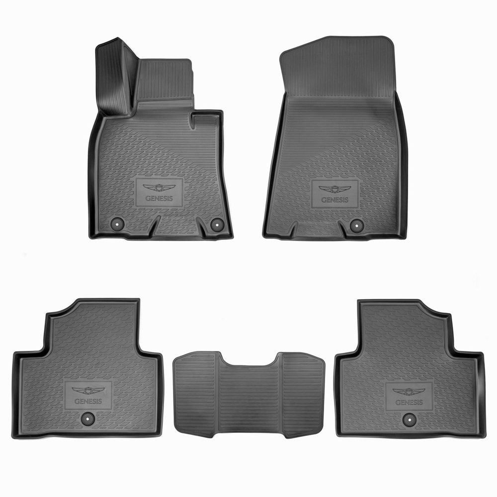 Ковры в салон Norplast для Genesis GV70 (2020-), Черный, арт.NPA11-C305-420