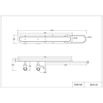 Настенно-потолочный светодиодный светильник Favourite Planar 4076-2C