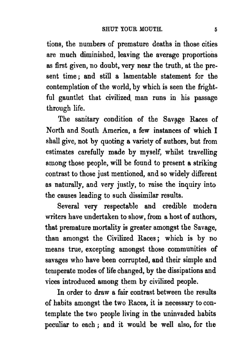 Shut Your Mouth and Save Your Life | George Catlin
