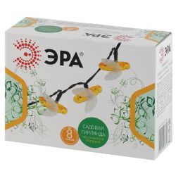 ERASG024-03 ЭРА Садовая гирлянда Пчелки на солнечной батарее, 5,8 м