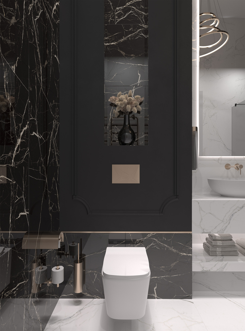 Керамогранит, Arcadia Ceramica, BLACK SPINDER, 600x600 мм, суперглянцевая