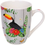 Кружка керамическая 350мл «Экзотические птицы»