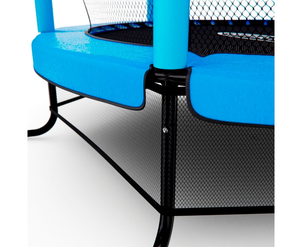 Батут детский DFC SMRKIDS 55" с сеткой, BLUE