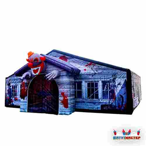 Надувной дом страха «Шапито ужасов», 10×10×5 м