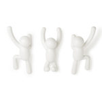 Набор крючков buddy, белый, 3 шт.