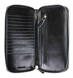 Мультипортмоне Piquadro Blue Square черный кожа (PP3894B2/N)