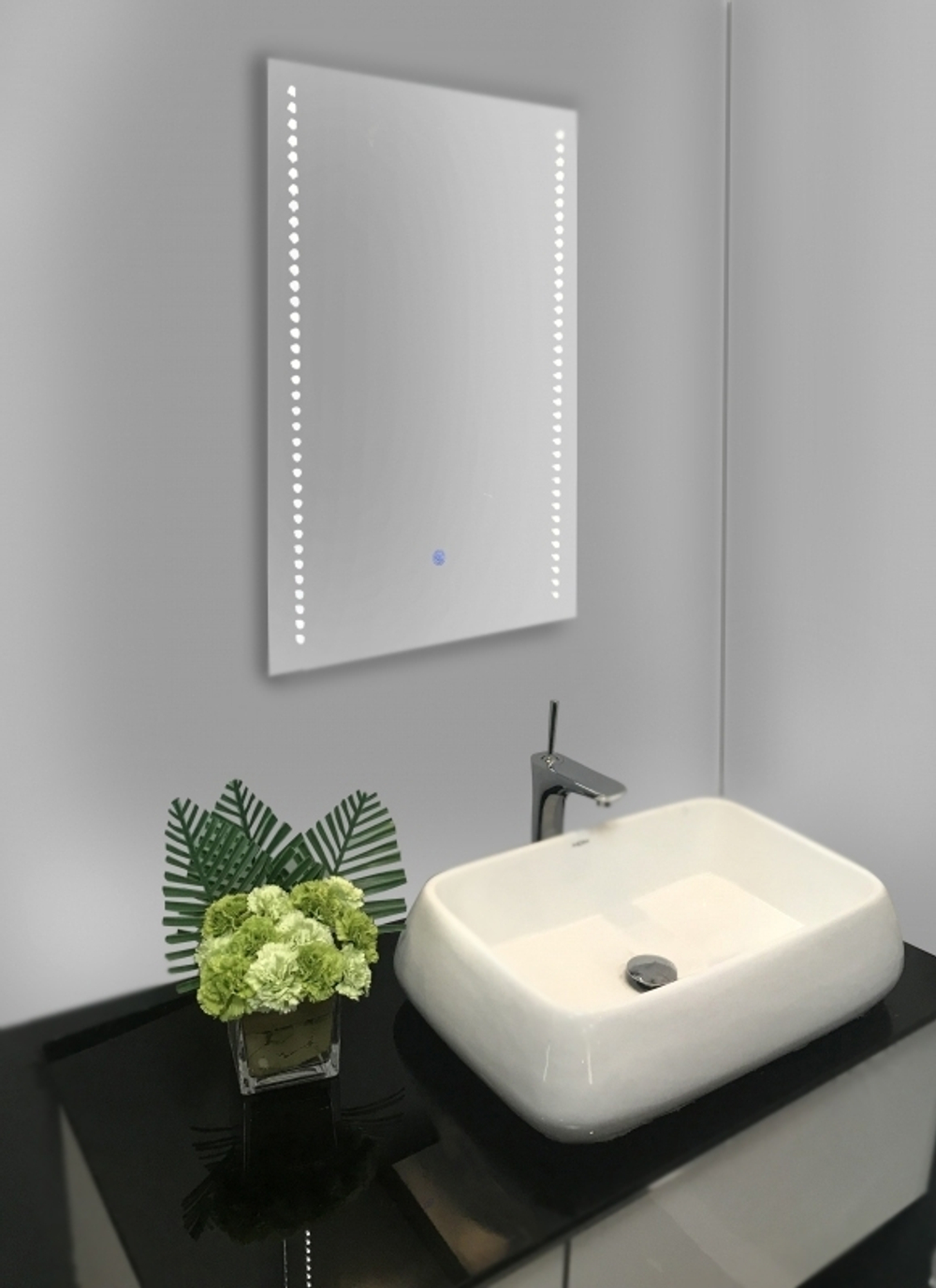 Зеркало WeltWasser Elta 50x70 с подсветкой 10000000990 Хром