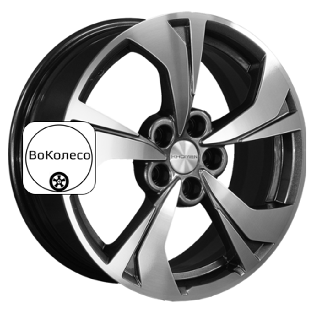 7x17/5x108 ET40 D54,1 KHW1724 (Jac/Москвич 3) Gray-FP Khomen Wheels