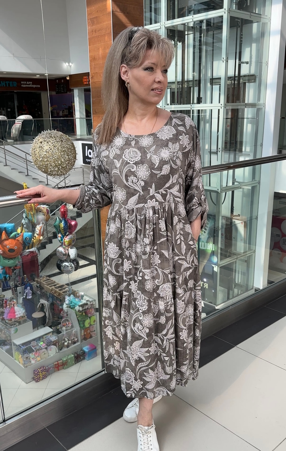 Летнее вискозное итальянское платье