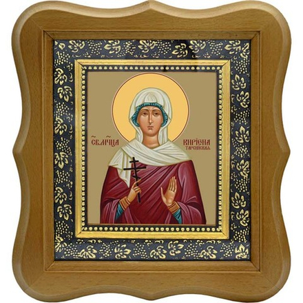 Кириена Тарсийская мученица. Икона на холсте.