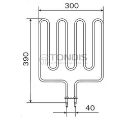 ТЭН Harvia ZSK-732 (1750W, для печей PROFI)