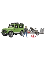 Внедорожник Land Rover с мотоциклом Ducati Брудер 02598