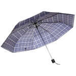 Зонт мужской механический «Ultramarine», клетка, 8 спиц, d-105см, длина в слож. виде 24см
