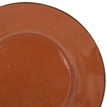 Тарелка плоская 22см синяя Риштанская Керамика