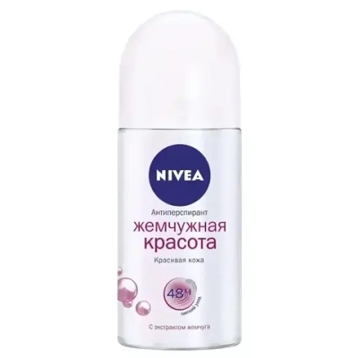 Дезодорант NIVEA шарик женский Жемчужная красота женский 50 мл