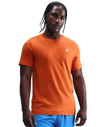 Мужская теннисная футболка Nike Sportswear Club - campfire orange