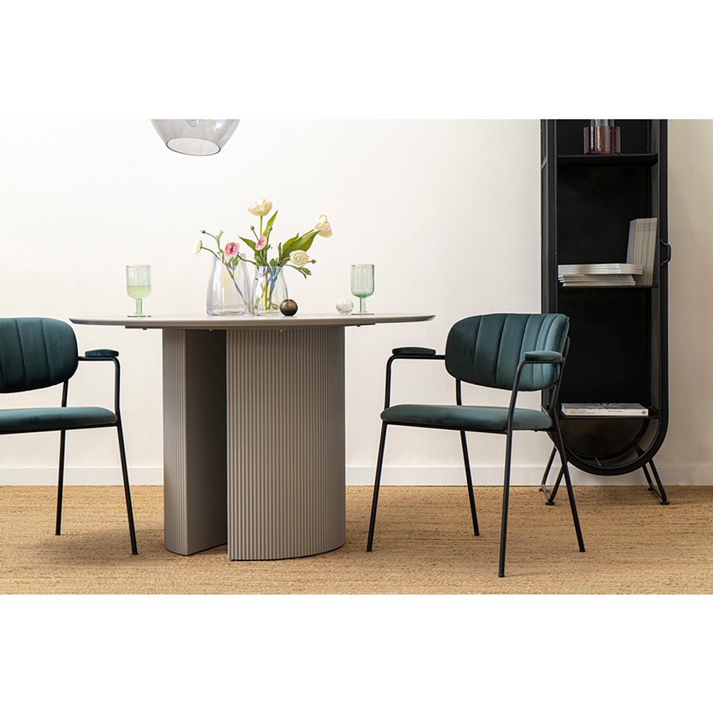 Стул eirill, велюр, зеленый