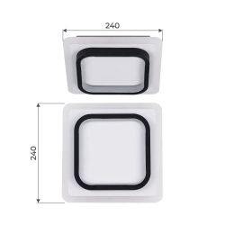 Люстра светодиодная Homsly, 40 Вт, с функцией смены цветовой температуры (3000К, 4000К, 6500К) ACL_015