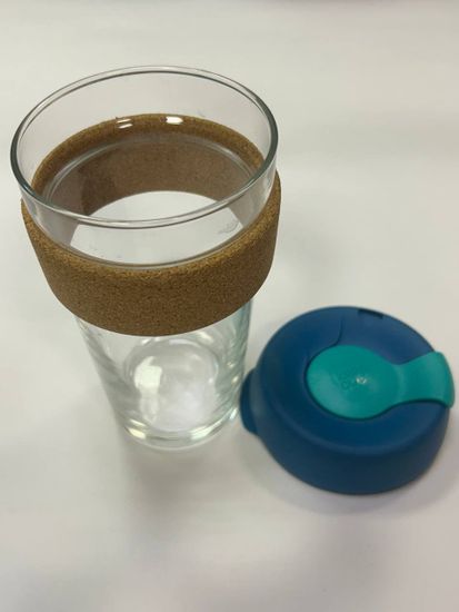 Кружка стеклянная KeepCup Brew Cork Polaris 454 мл (уценка)