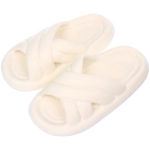 Шлепанцы женские «GRACE», цвет белый, р-р 38-39