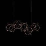 Люстра Lucciola 5A matt gold