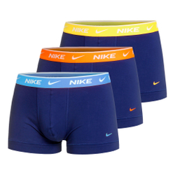 Nike Everyday Cotton Stretch Trunk Boxer Shorts 3 Pack Men - Blue, Multicoloured