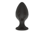 Силиконовая анальная пробка черная M (6.7*3.5cm) 3304-02