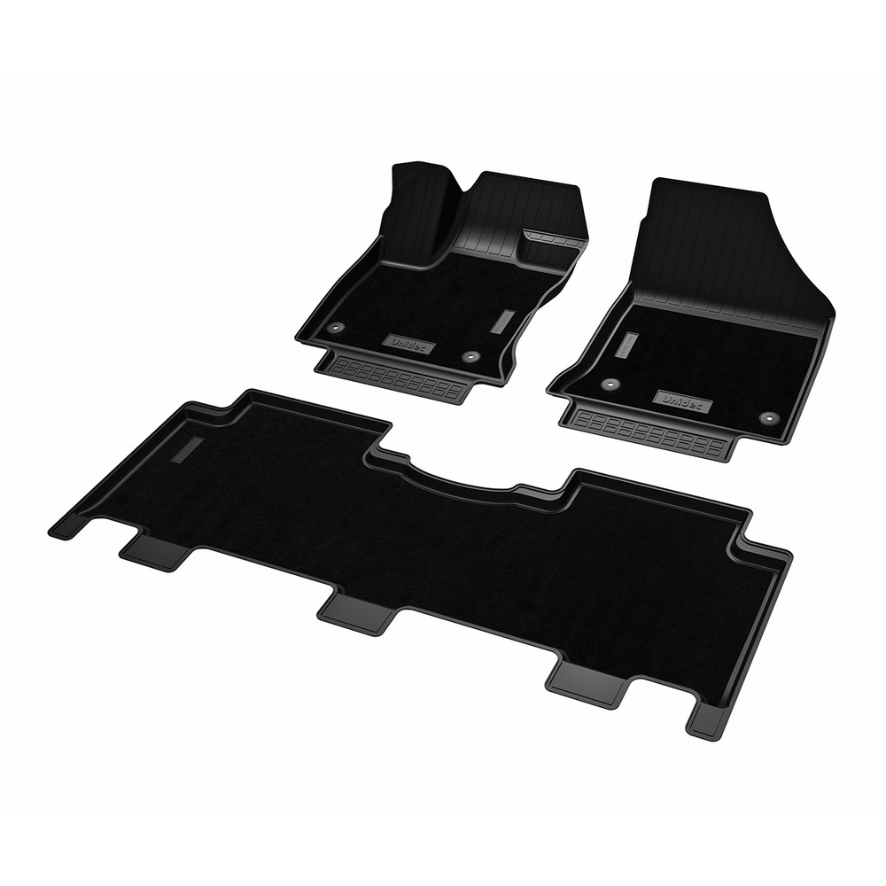 Ковры в салон Norplast для Geely Okavango 2023-, Черный, 1,2 ряд, арт.NPA11-C24-610-CM