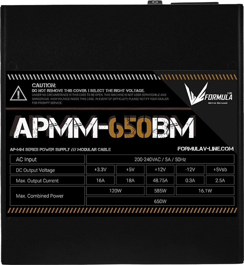 Блок питания ATX FORMULA AP-650MB