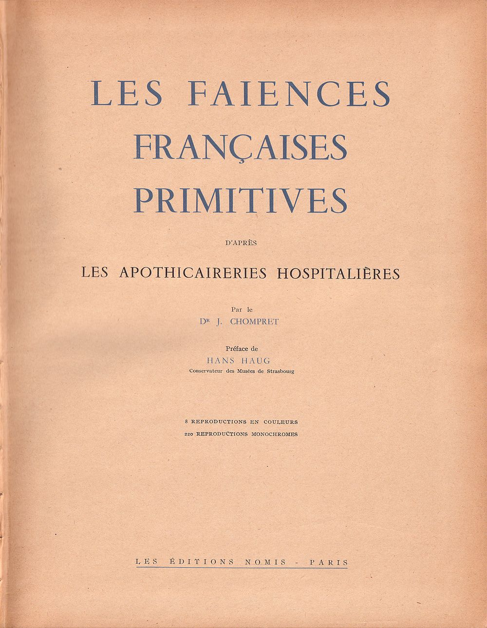 Примитивный французский фаянс: Из коллекций аптек и госпиталей