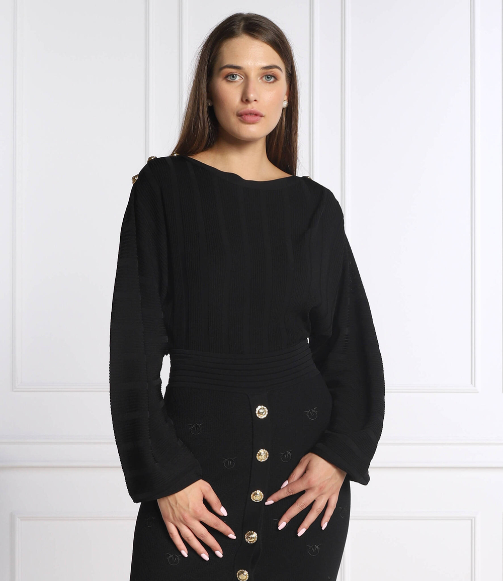 свитер wine Pinko - черный(1G17UJ A02I)