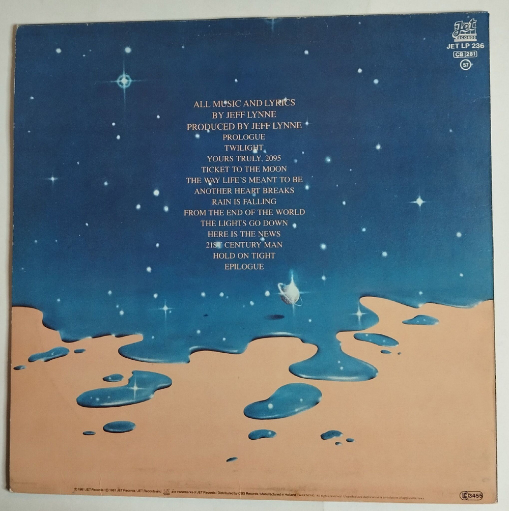 Винтажная виниловая пластинка LP ELO Electric Light Orchestra Time (Holland 1981) (EX)