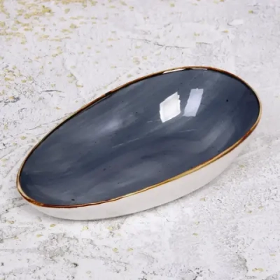 Тарелка керамическая «Corsica blue» 20,5*12,5*5см