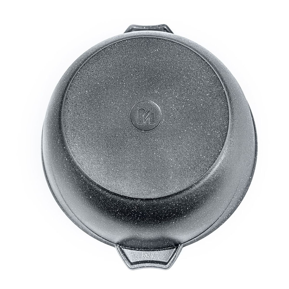 Кастрюля алюминий, антиприг, 10 л, с крыш, Мечта, Гранит, 410701