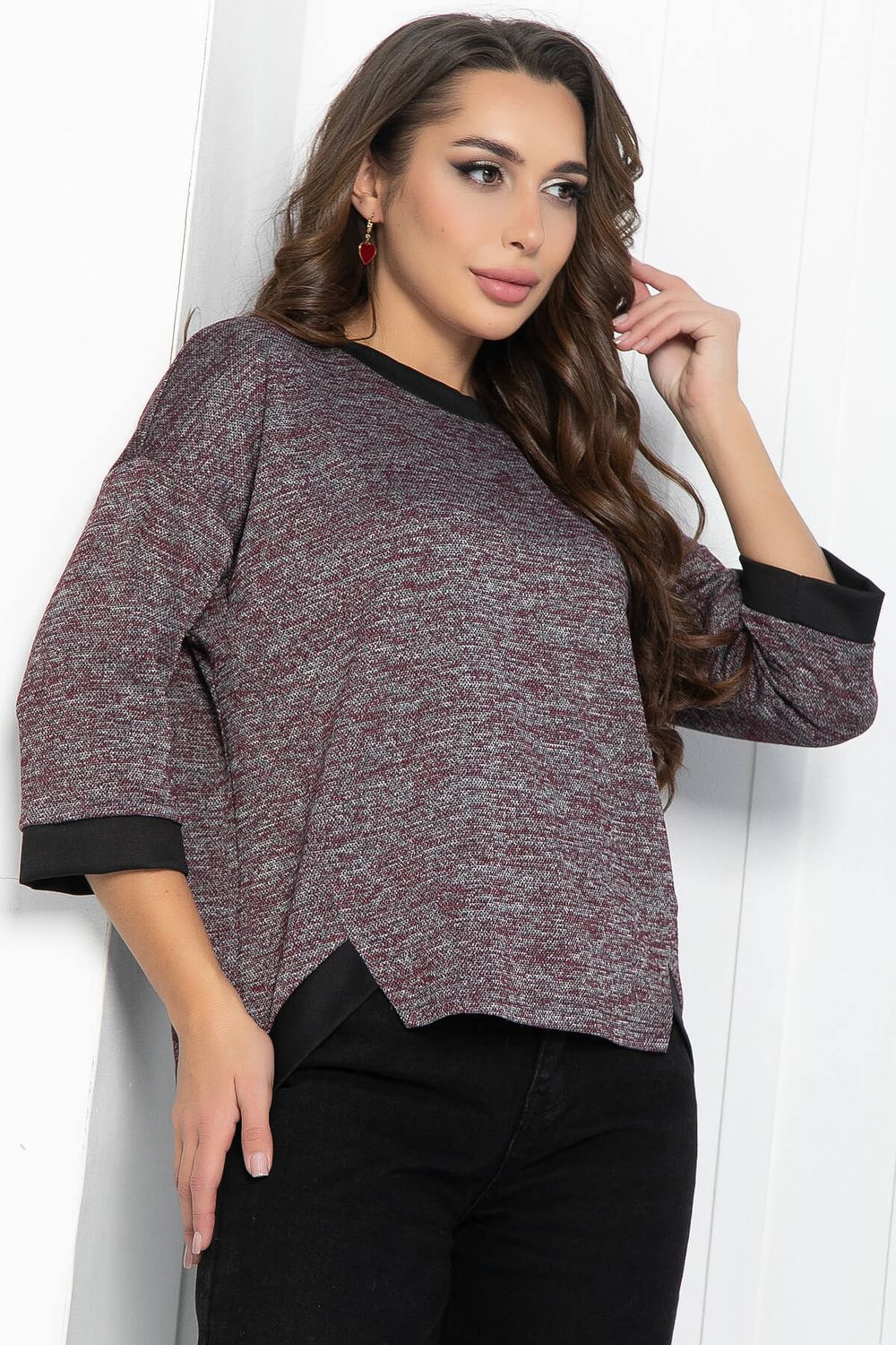 Джемпер Сиэтл (бордовый) Б11844 LT Collection