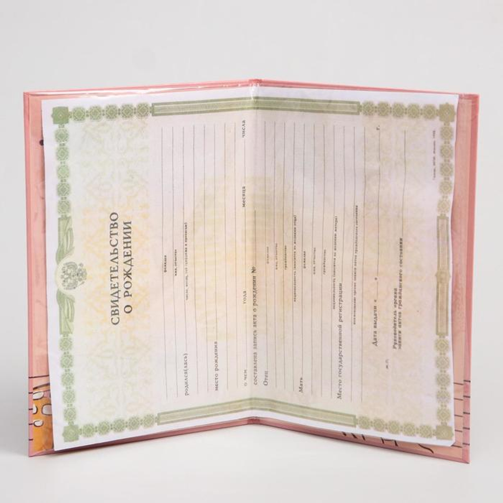 2972801 Свидетельство о рождении, Бэмби (новый формат свидетельства)