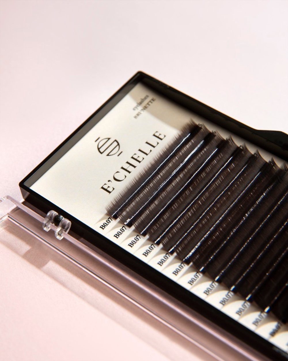 Ресницы коричневые Echelle Brunette (горький шоколад) MIX - 16 линий